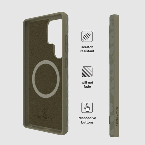 Olive Leopard Samsung S25 Ultra Case - Picture 4 of 6